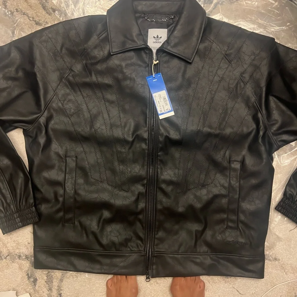 Adidas Santiago Pleather Jacket - Picture 7 of 13